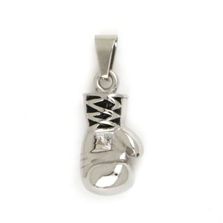 Boxing glove pendant made of stainless steel. Boxing glove pendant made of stainless steel.