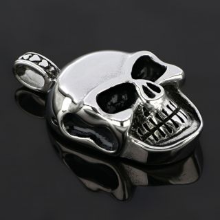 Skull pendant made of stainless steel. - 