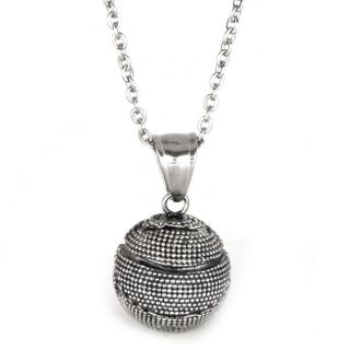 Basket ball pendant made of stainless steel Basket ball pendant made of stainless steel