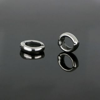 Unisex stainless steel non pierced earrings - 